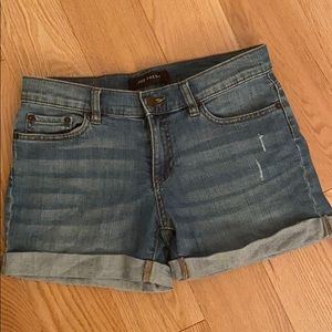 Denim jean shorts